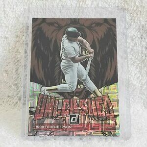 3/$25 Mint 2022 Donruss Rickey Henderson Unleashed MLB Card UL-17!!
